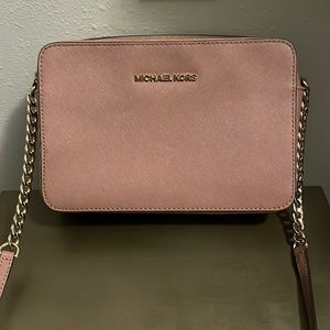 Michael Kors Jet Set Large Nude Crossbody